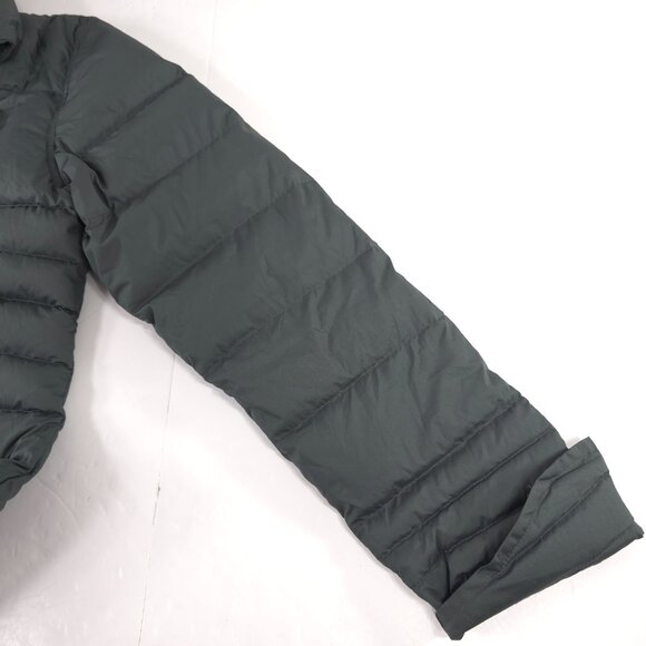 I. SPIEWAK & SONS Warren GRAY Hooded Down Puffer Long Coat Women’s Size LARGE.. - Picture 9 of 16